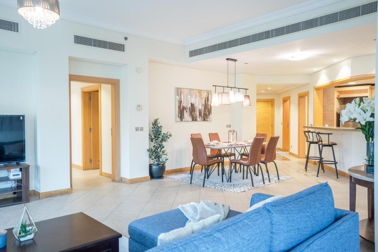 Luxury 4Br Apt - Palm Jumeriah - Beach Club Access Dubai Luaran gambar